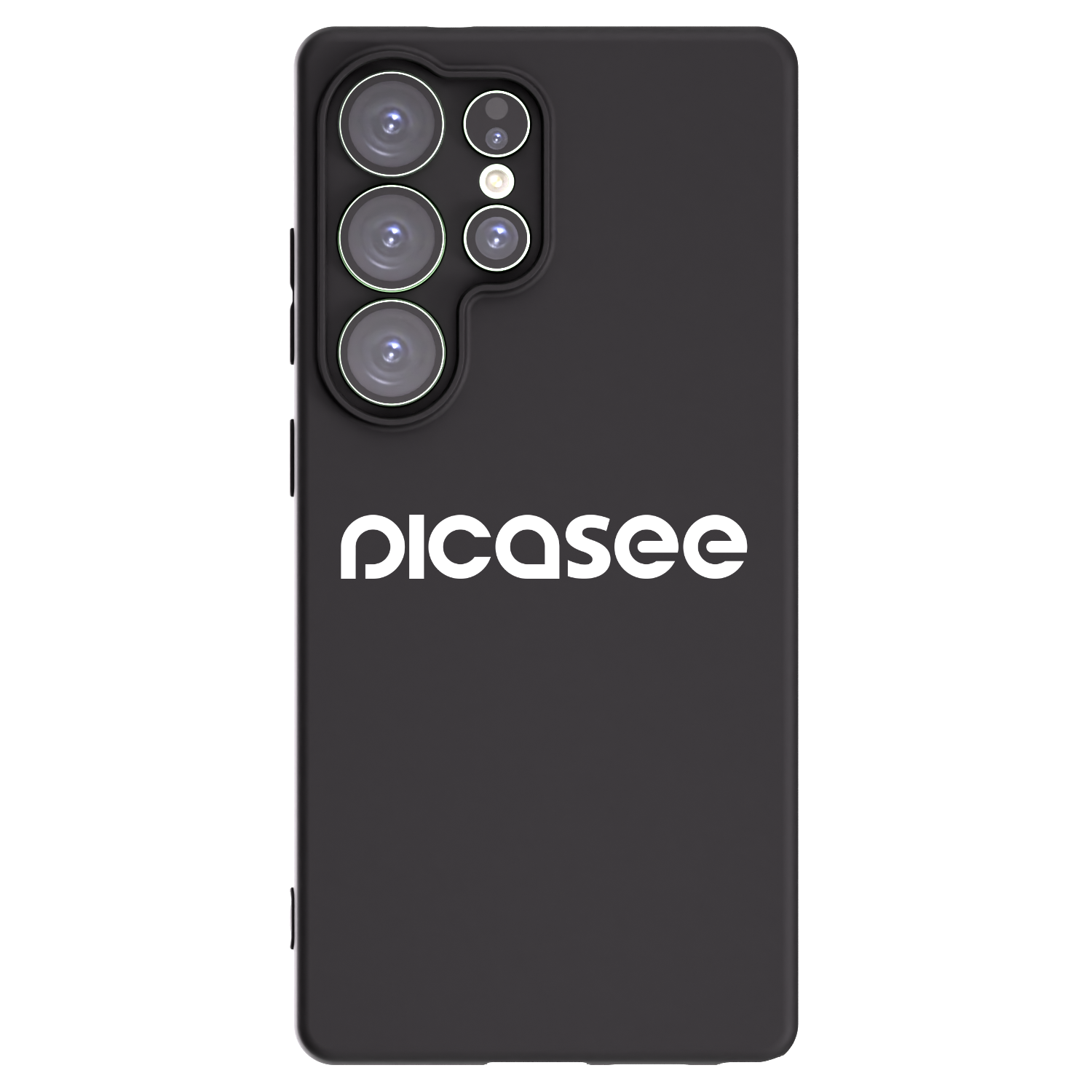 Picasee Samsung Galaxy S25 Ultra 5G Hülle - Schwarzes Silikon - Picasee - new logo - white