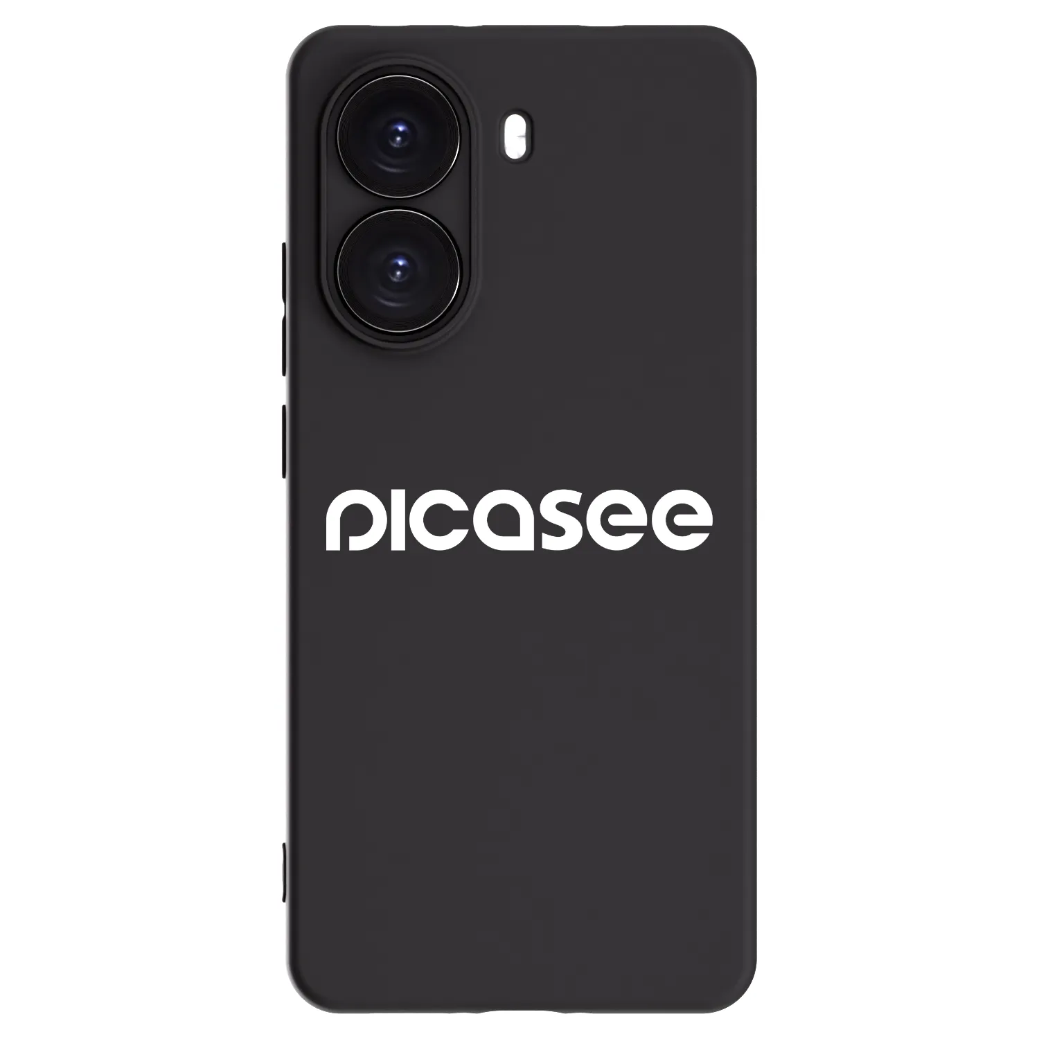 Picasee Xiaomi Poco X7 Pro 5G Hülle - Schwarzes Silikon - Picasee - new logo - white