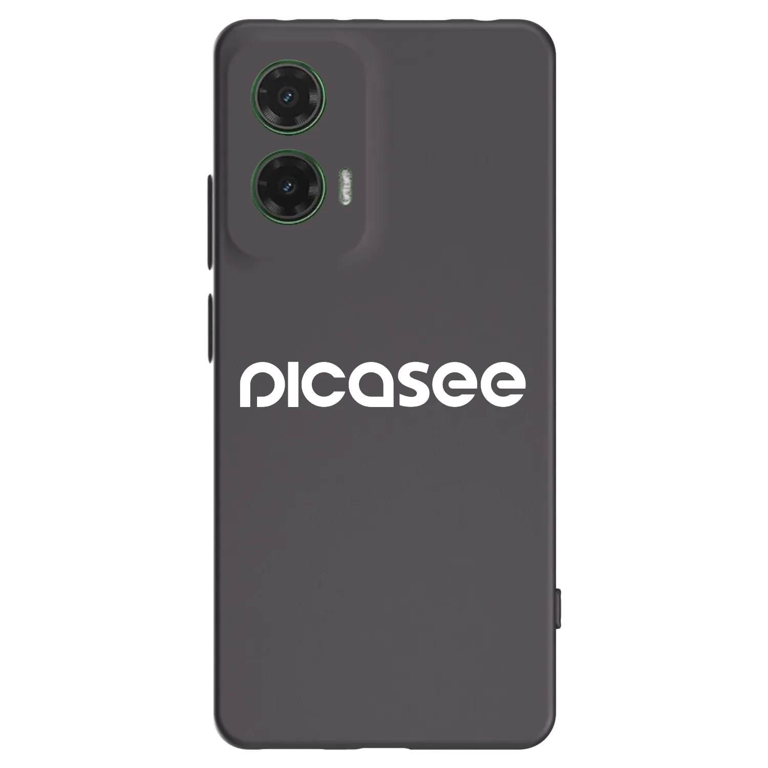 Picasee Motorola Moto G35 5G Hülle - Schwarzes Silikon - Picasee - new logo - white