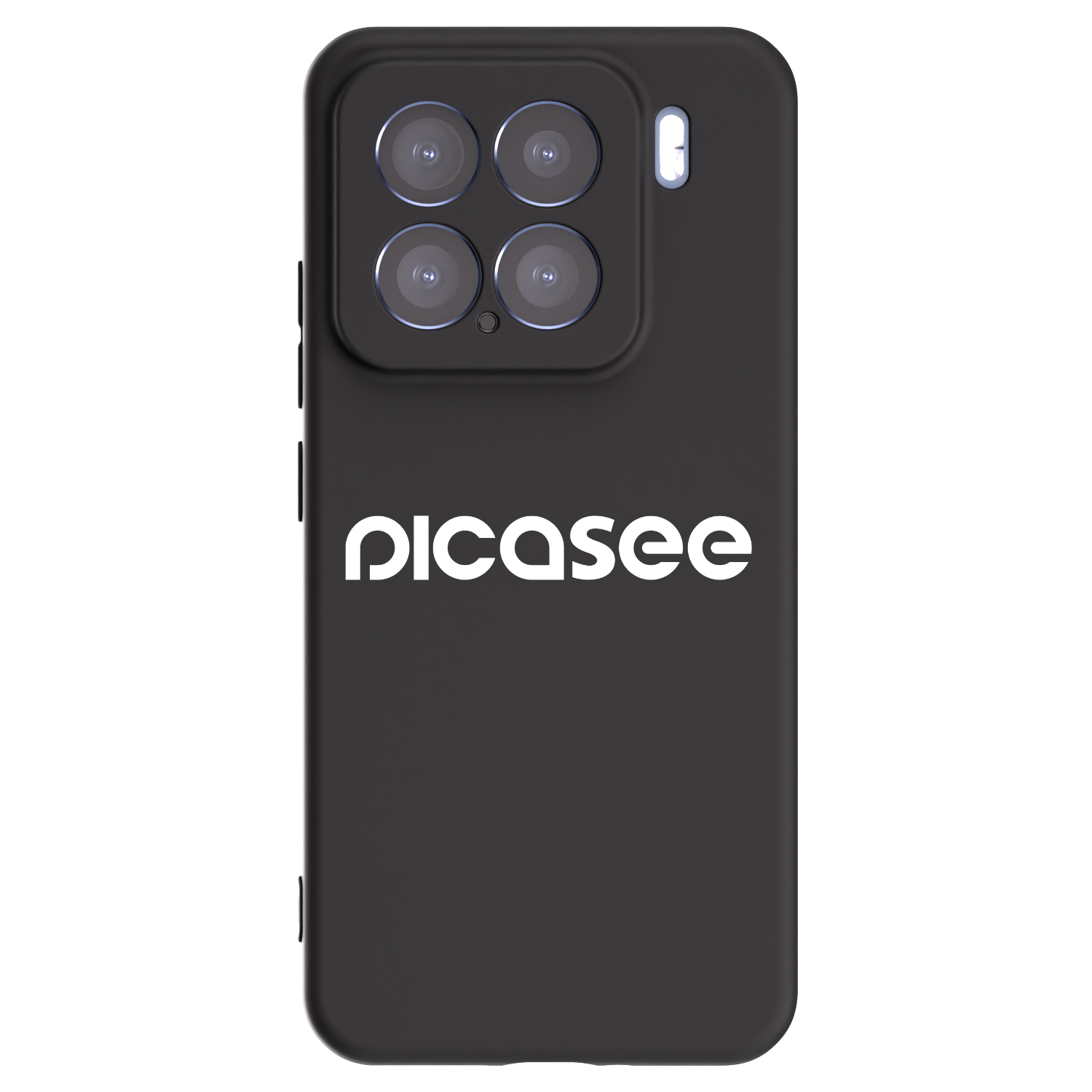 Picasee Xiaomi 15 Hülle - Schwarzes Silikon - Picasee - new logo - white