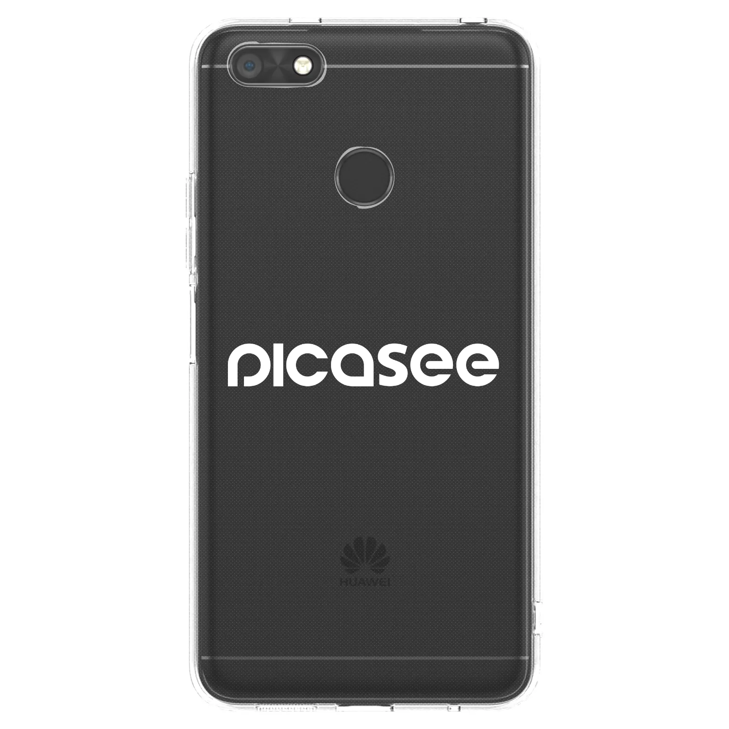 Picasee Huawei P9 Lite Mini Hülle - Transparentes Silikon - Picasee - new logo - white