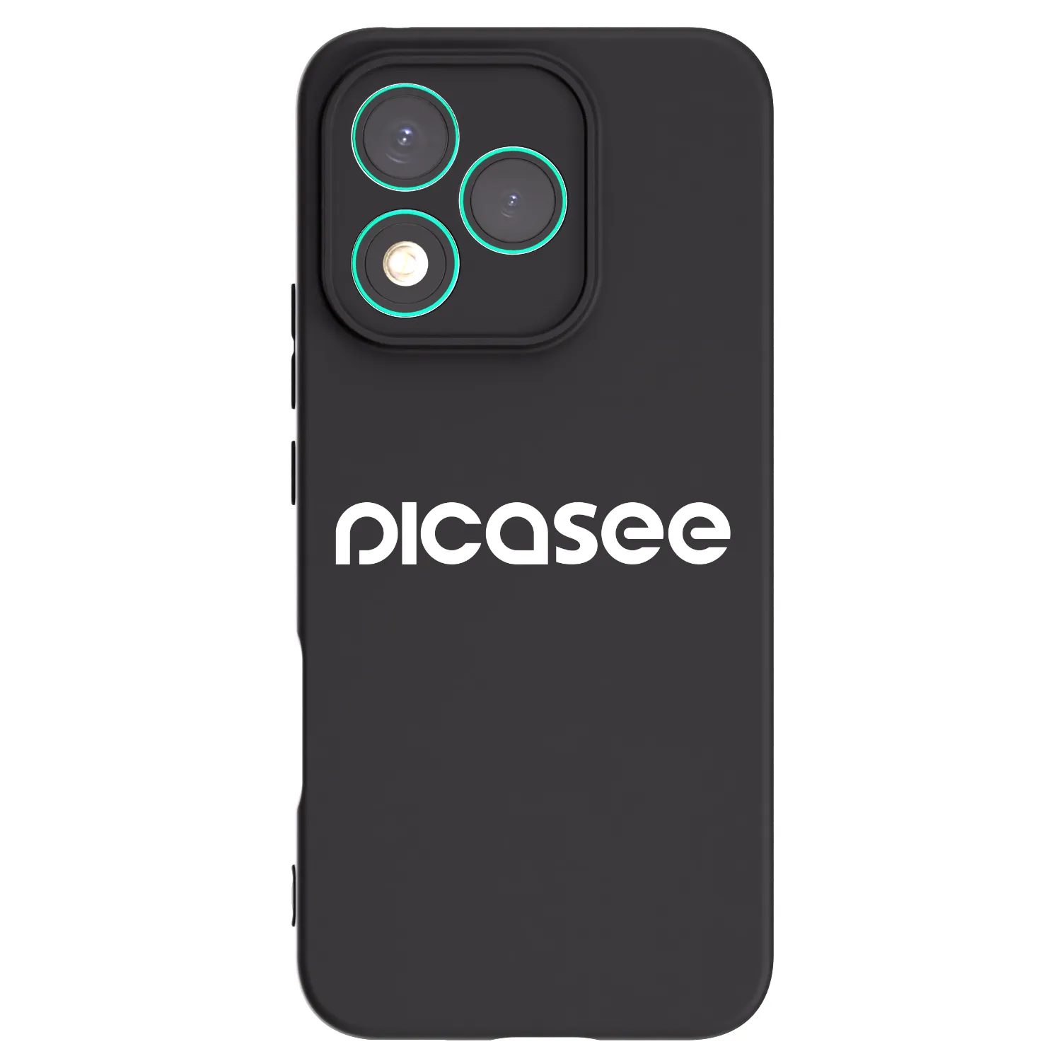 Picasee Honor 400 Lite 5G Hülle - Schwarzes Silikon - Picasee - new logo - white