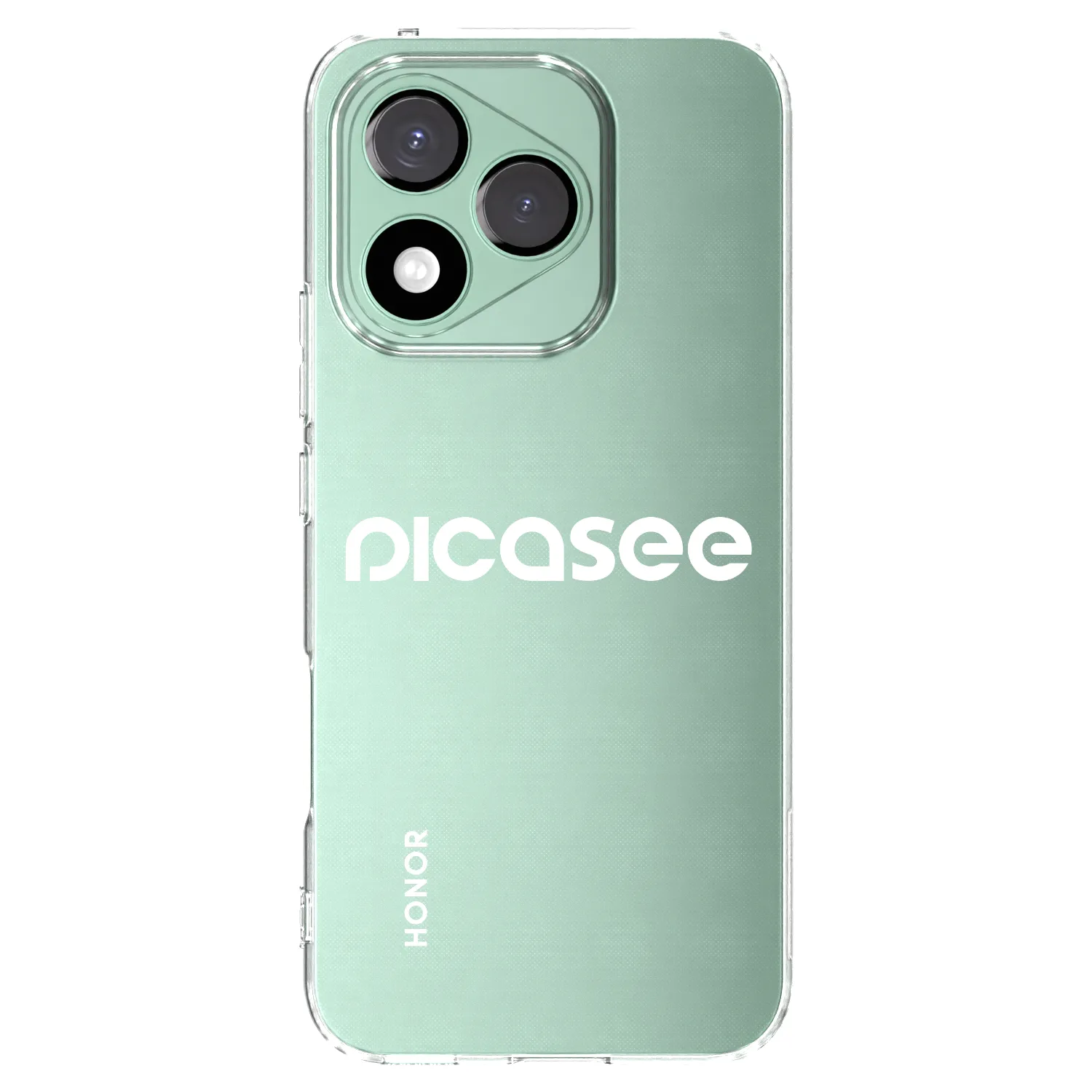 Picasee Honor 400 Lite 5G Hülle - Transparentes Silikon - Picasee - new logo - white