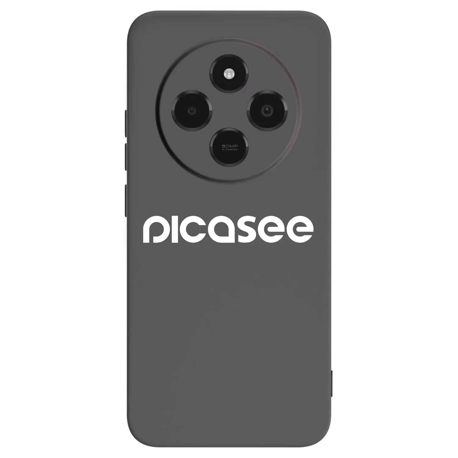 Picasee Xiaomi Poco C75 Hülle - Schwarzes Silikon - Picasee - new logo - white