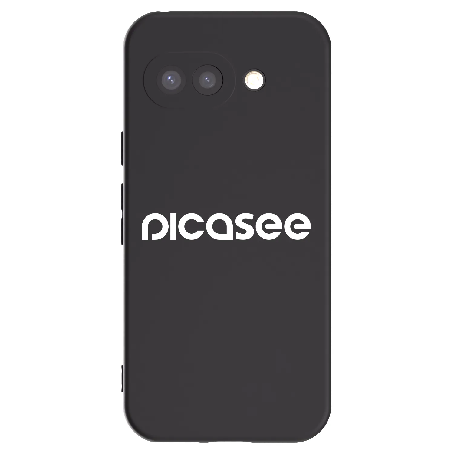 Picasee Google Pixel 9a Hülle - Schwarzes Silikon - Picasee - new logo - white