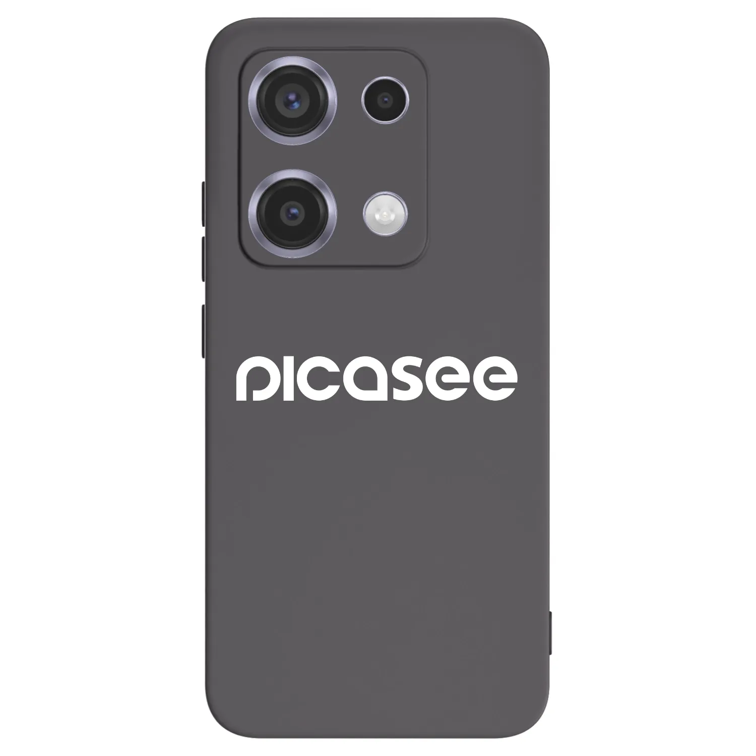 Picasee Xiaomi Redmi Note 14S Hülle - Schwarzes Silikon - Picasee - new logo - white