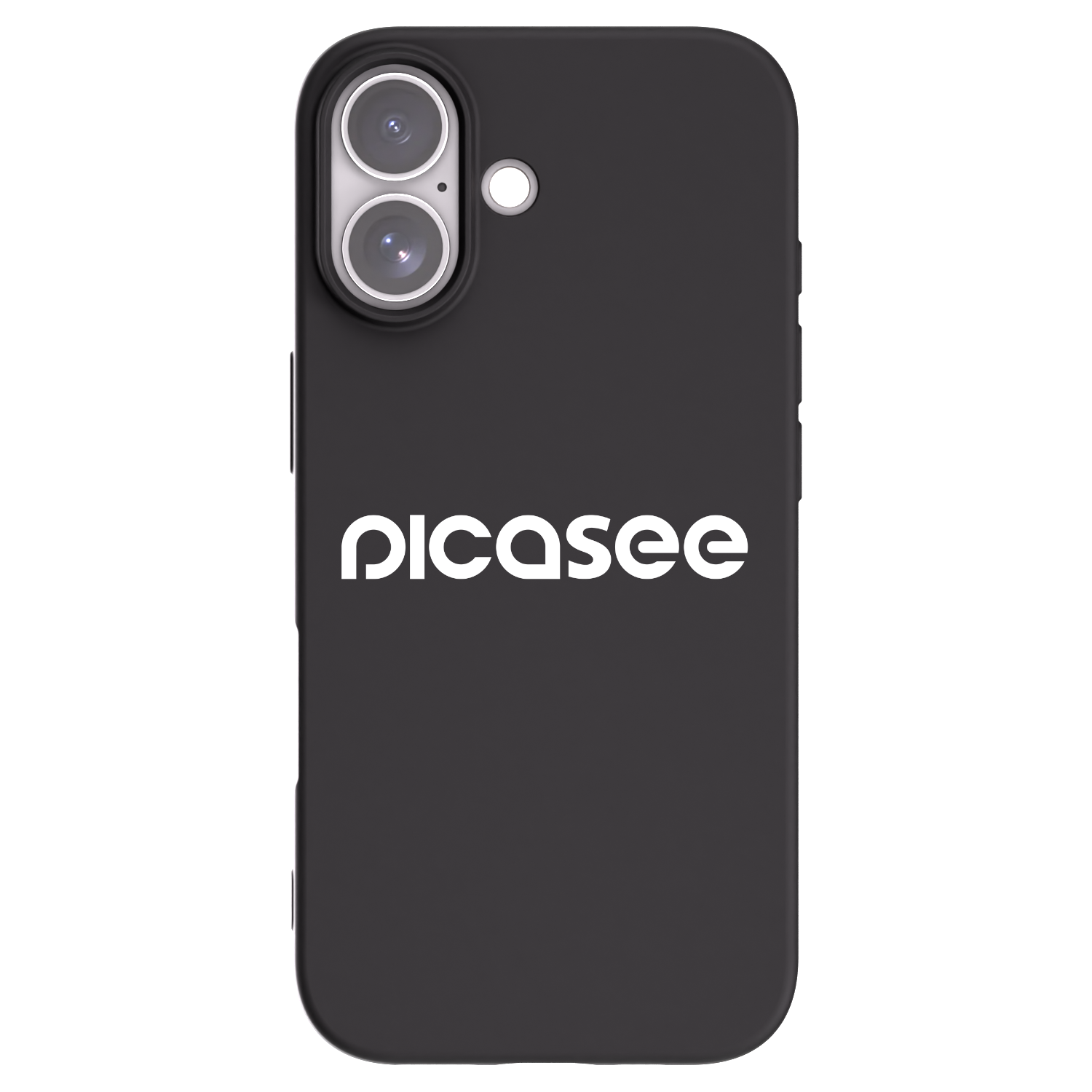 Picasee Apple iPhone 17 Hülle - Schwarzes Silikon - Picasee - new logo - white