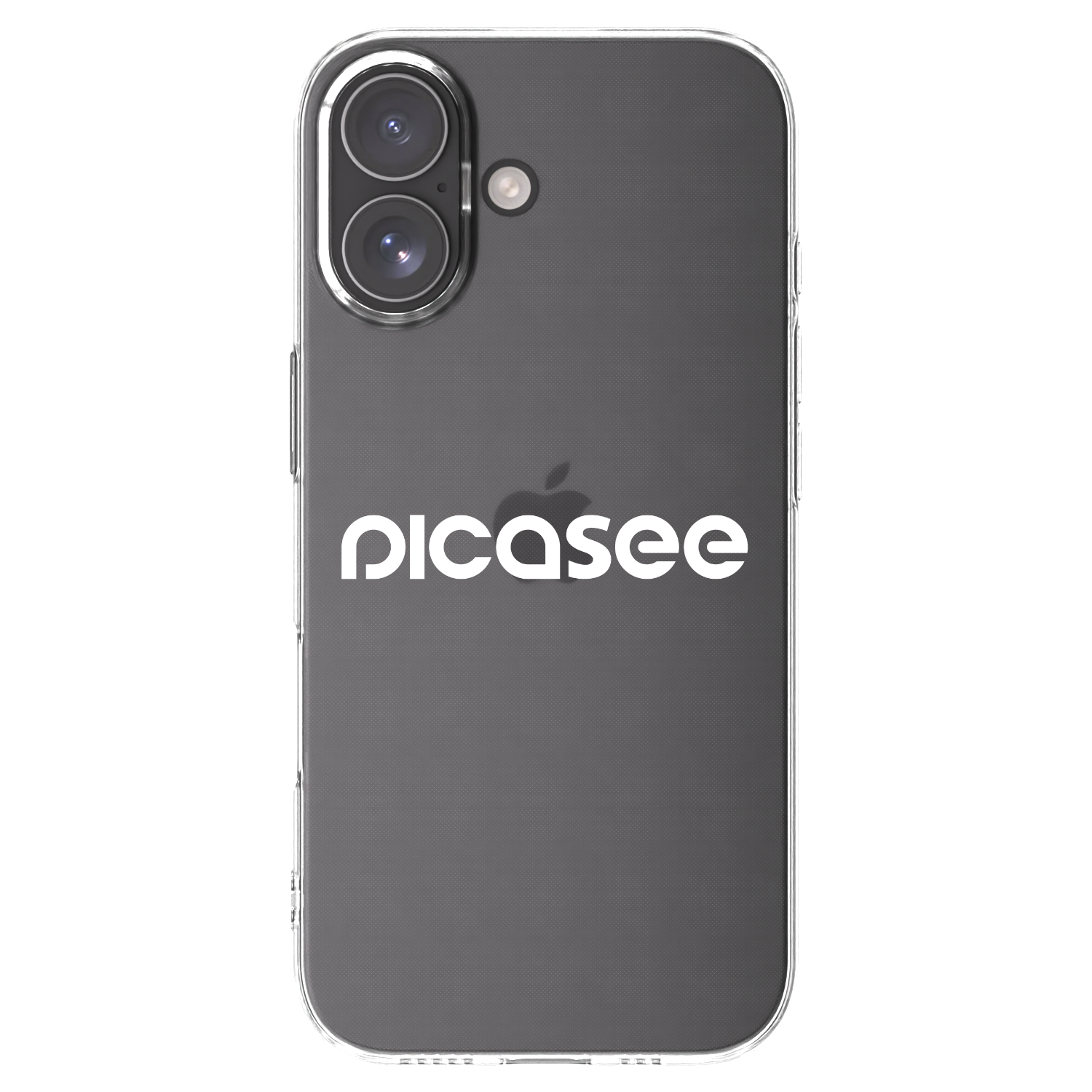 Picasee Apple iPhone 17 Hülle - Transparentes Silikon - Picasee - new logo - white