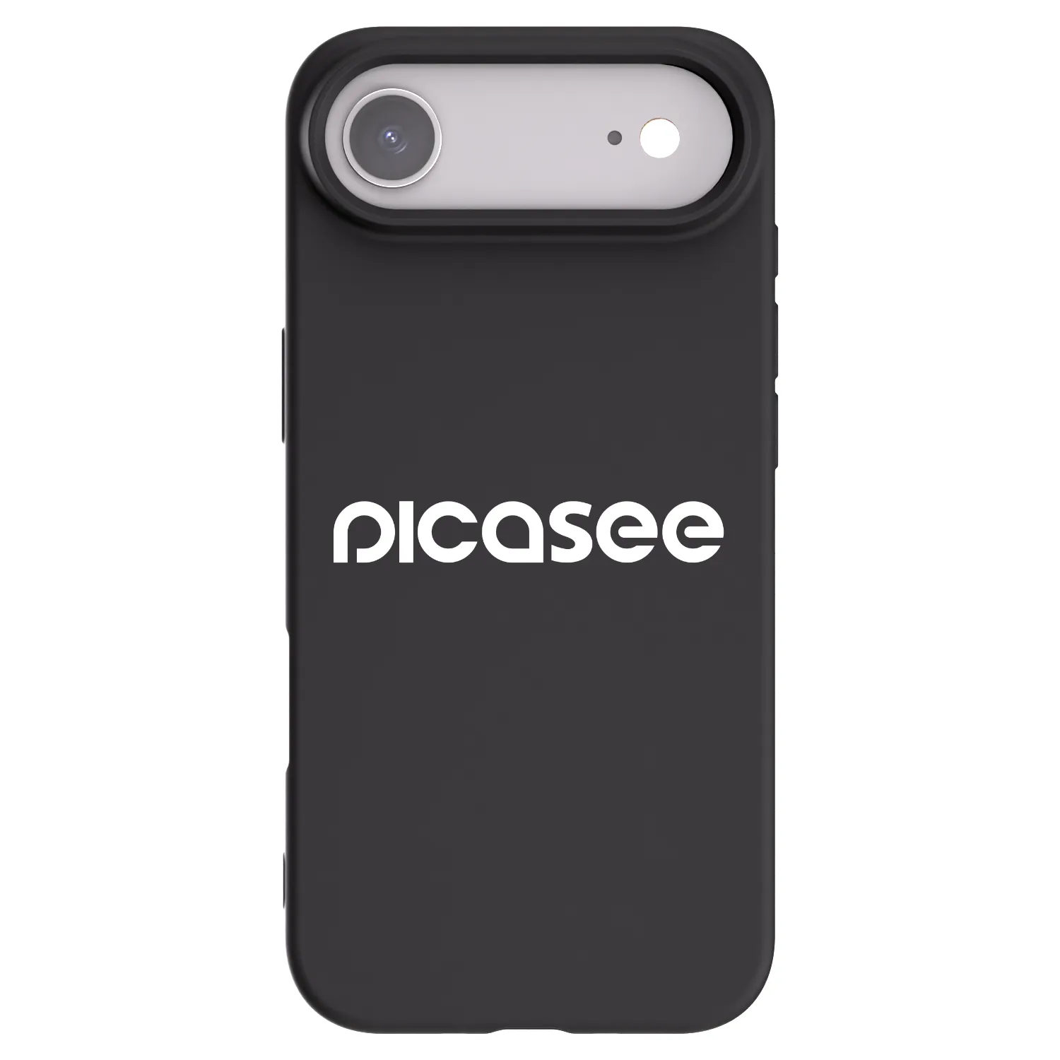 Picasee Apple iPhone Air Hülle - Schwarzes Silikon - Picasee - new logo - white