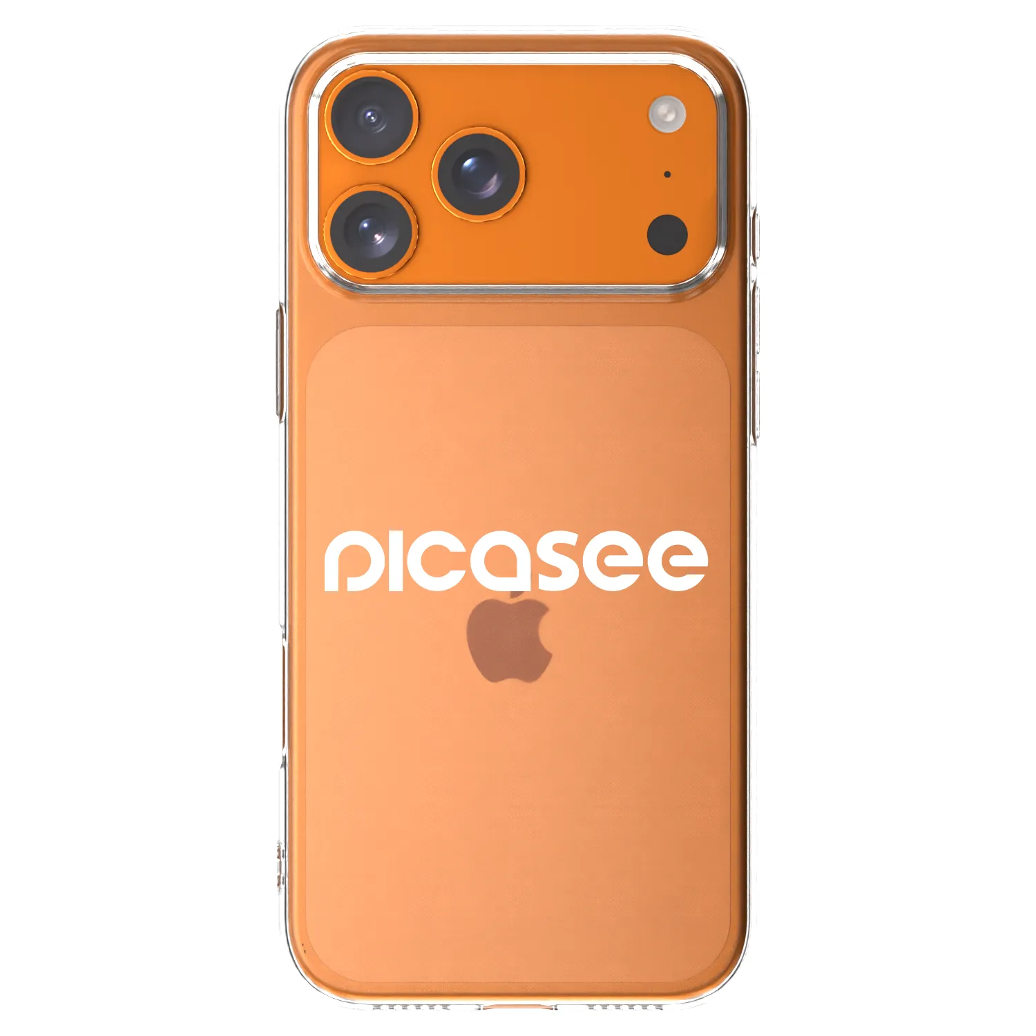 Picasee Apple iPhone 17 Pro Max Hülle - Transparentes Silikon - Picasee - new logo - white