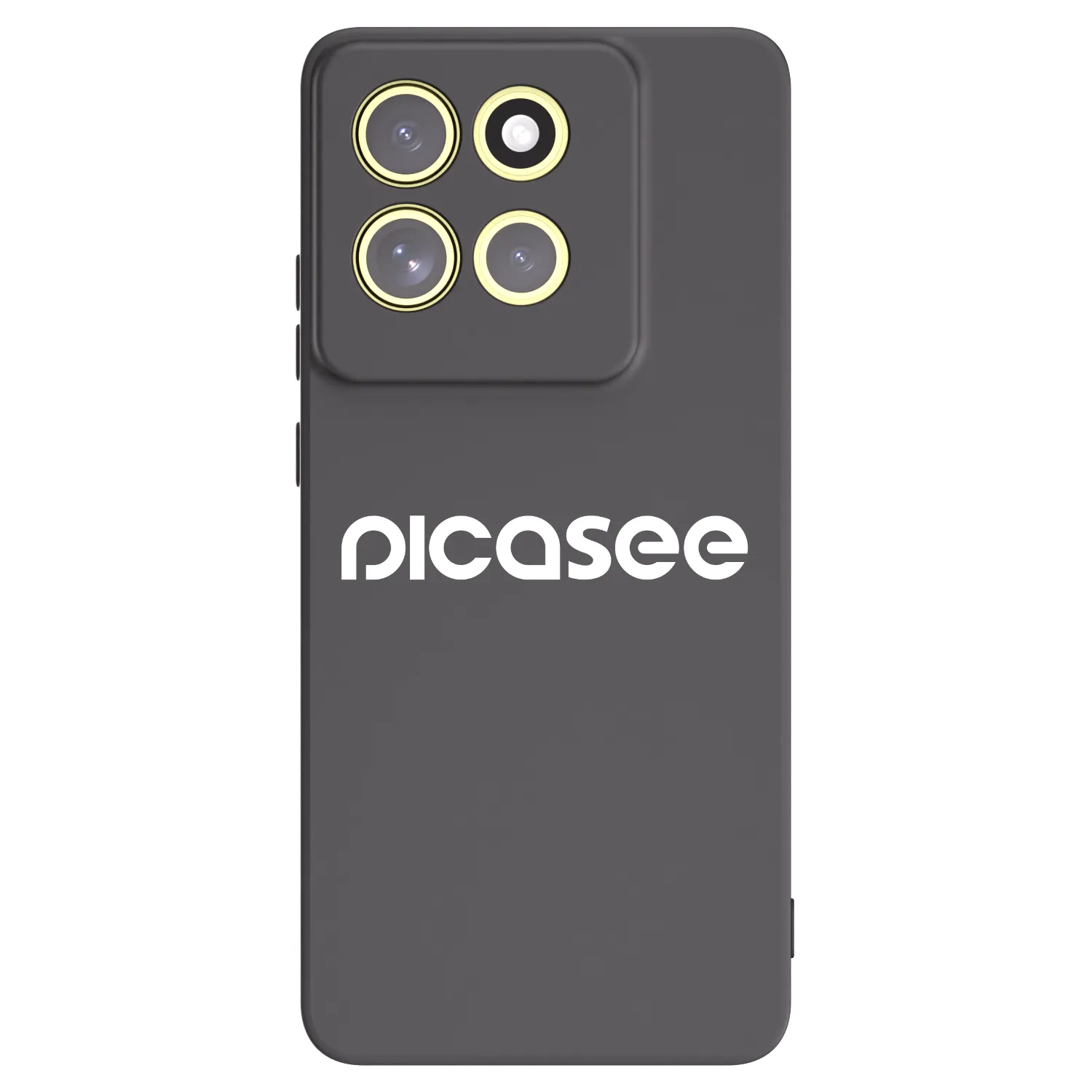 Picasee Motorola Moto G86 5G Hülle - Schwarzes Silikon - Picasee - new logo - white