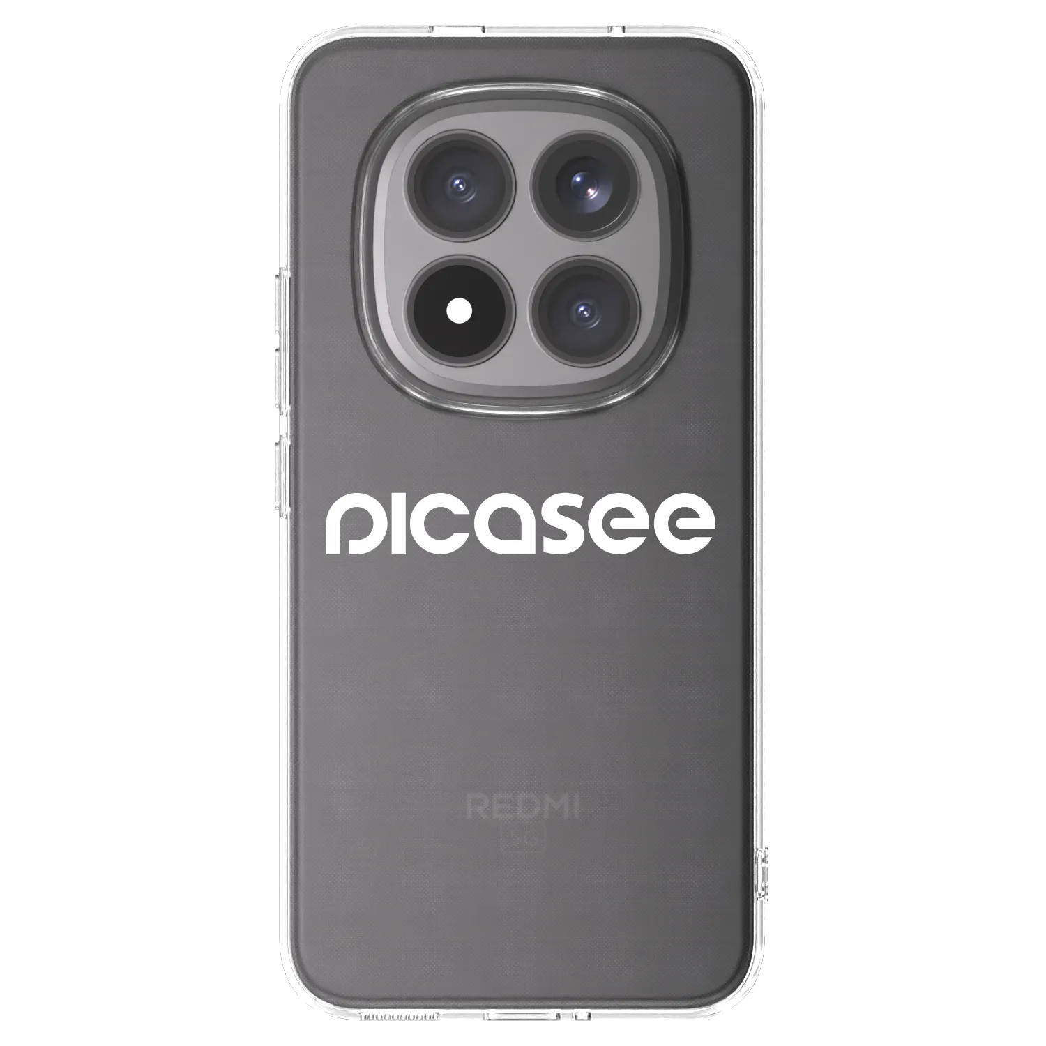 Picasee Xiaomi Redmi Note 15 Pro+ Hülle - Transparentes Silikon - Picasee - new logo - white
