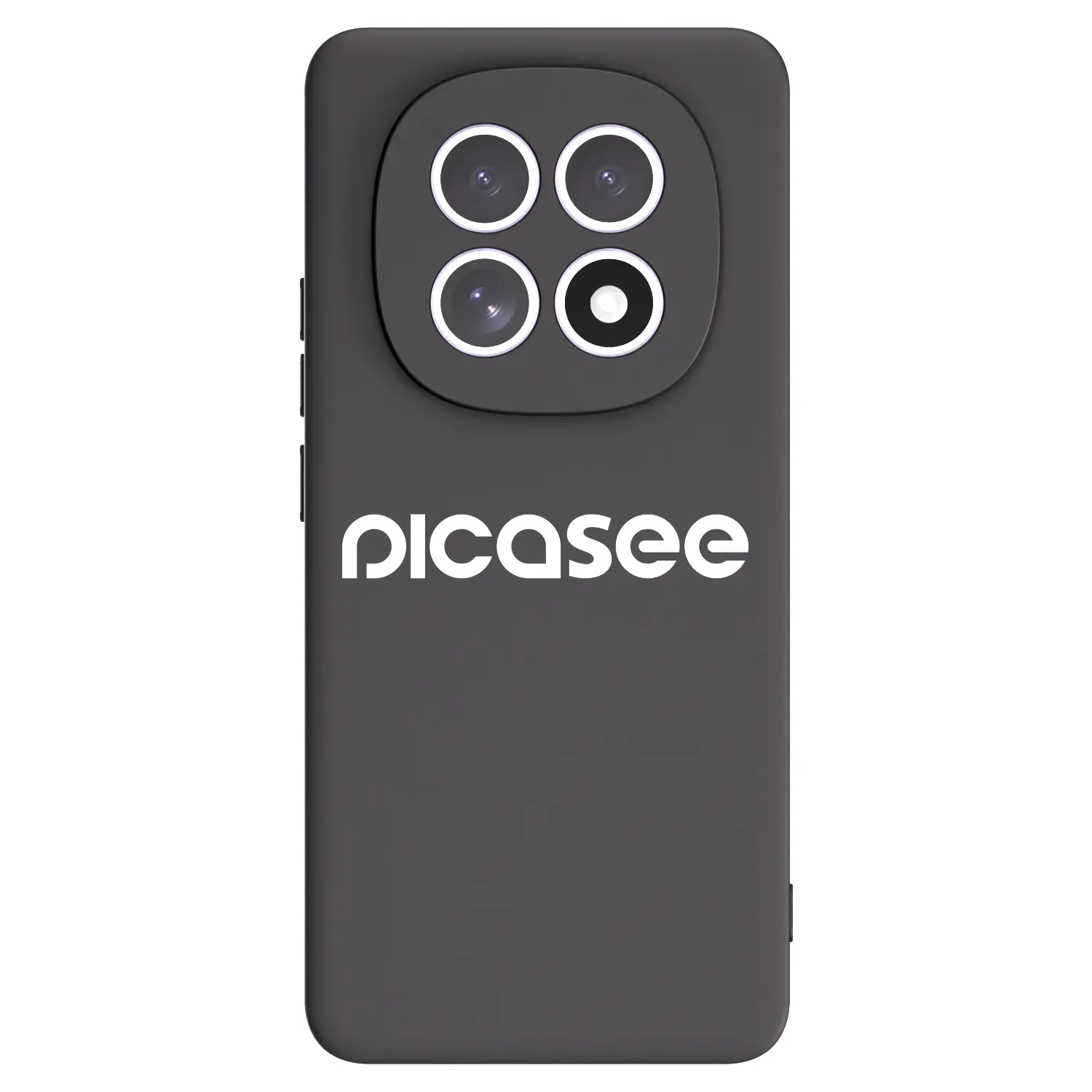 Picasee Xiaomi Redmi Note 15 Hülle - Schwarzes Silikon - Picasee - new logo - white