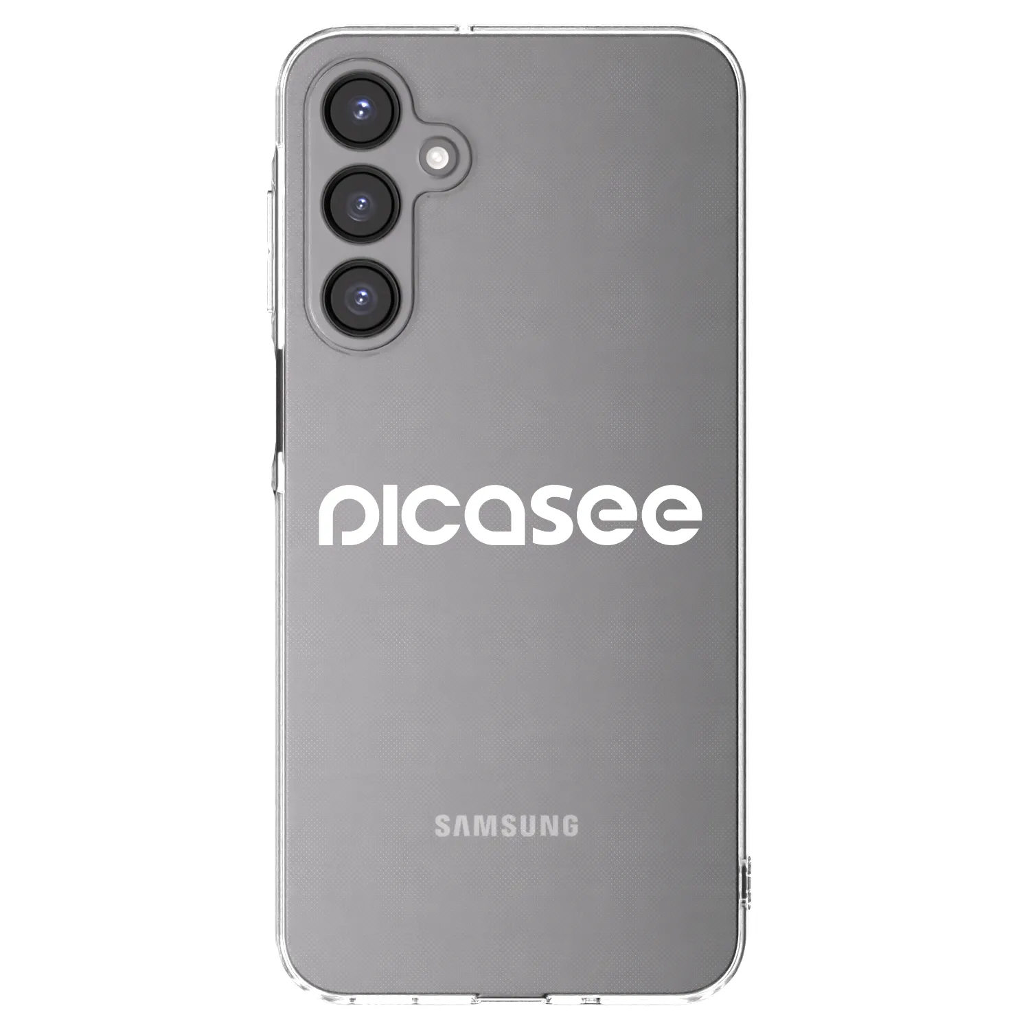 Picasee Samsung Galaxy A16 4G Hülle - Transparentes Silikon - Picasee - new logo - white