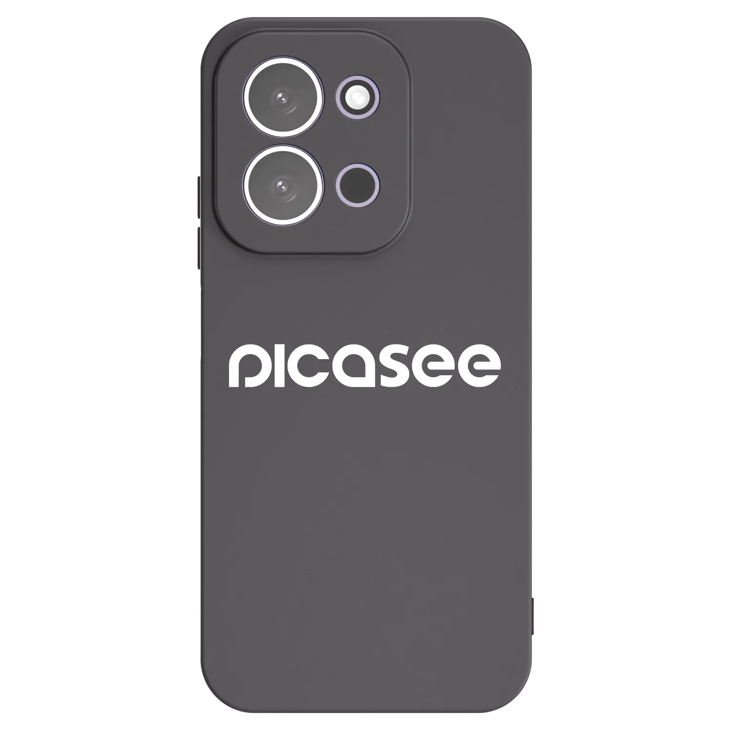 Picasee Xiaomi Redmi 15C 5G Hülle - Schwarzes Silikon - Picasee - new logo - white