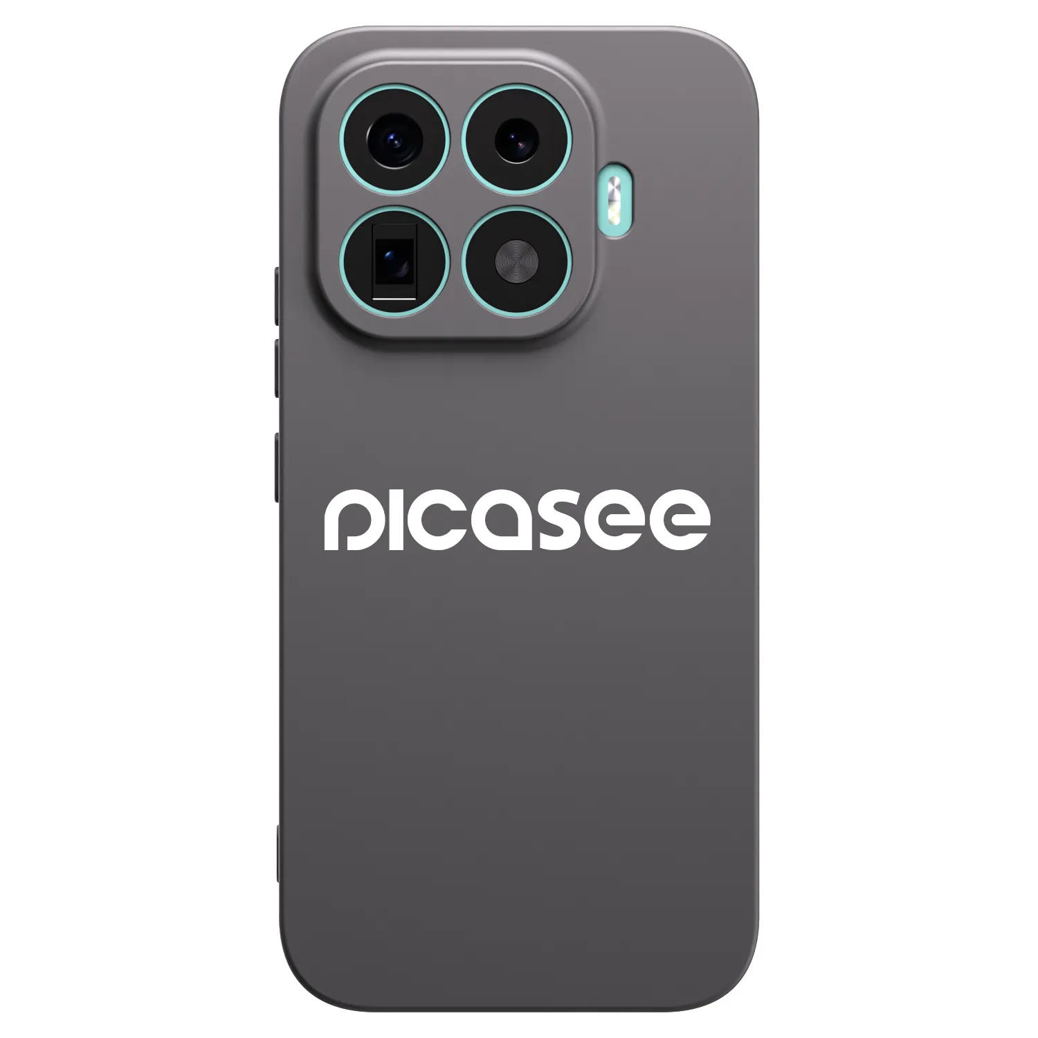 Picasee Xiaomi 17T Hülle - Schwarzes Silikon - Picasee - new logo - white