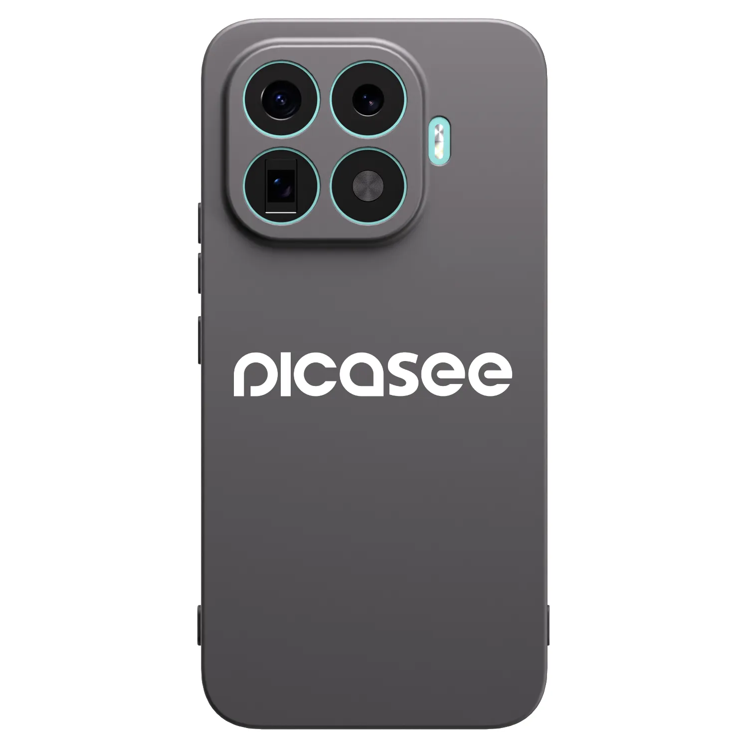 Picasee Xiaomi 17T Pro Hülle - Schwarzes Silikon - Picasee - new logo - white