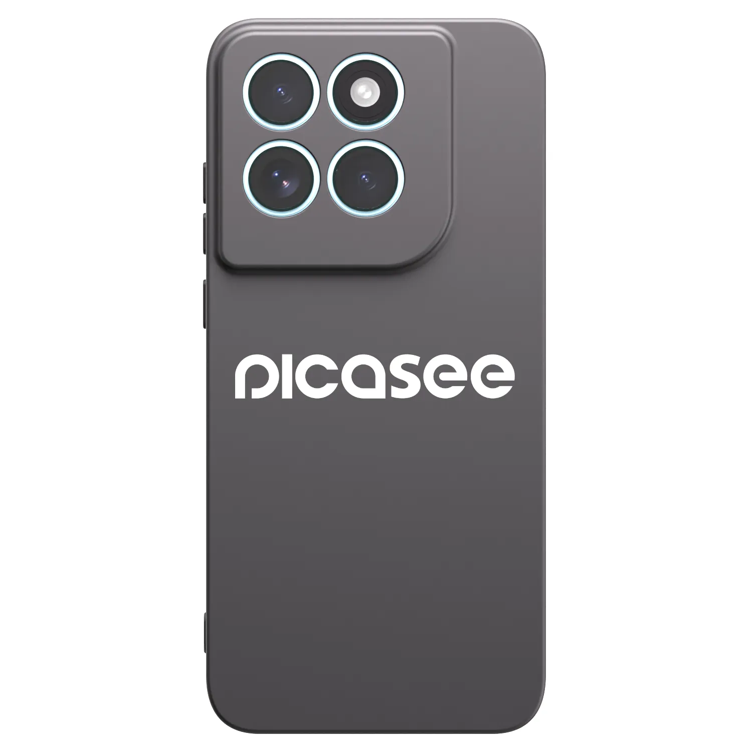 Picasee Motorola Edge 70 Fusion Hülle - Schwarzes Silikon - Picasee - new logo - white