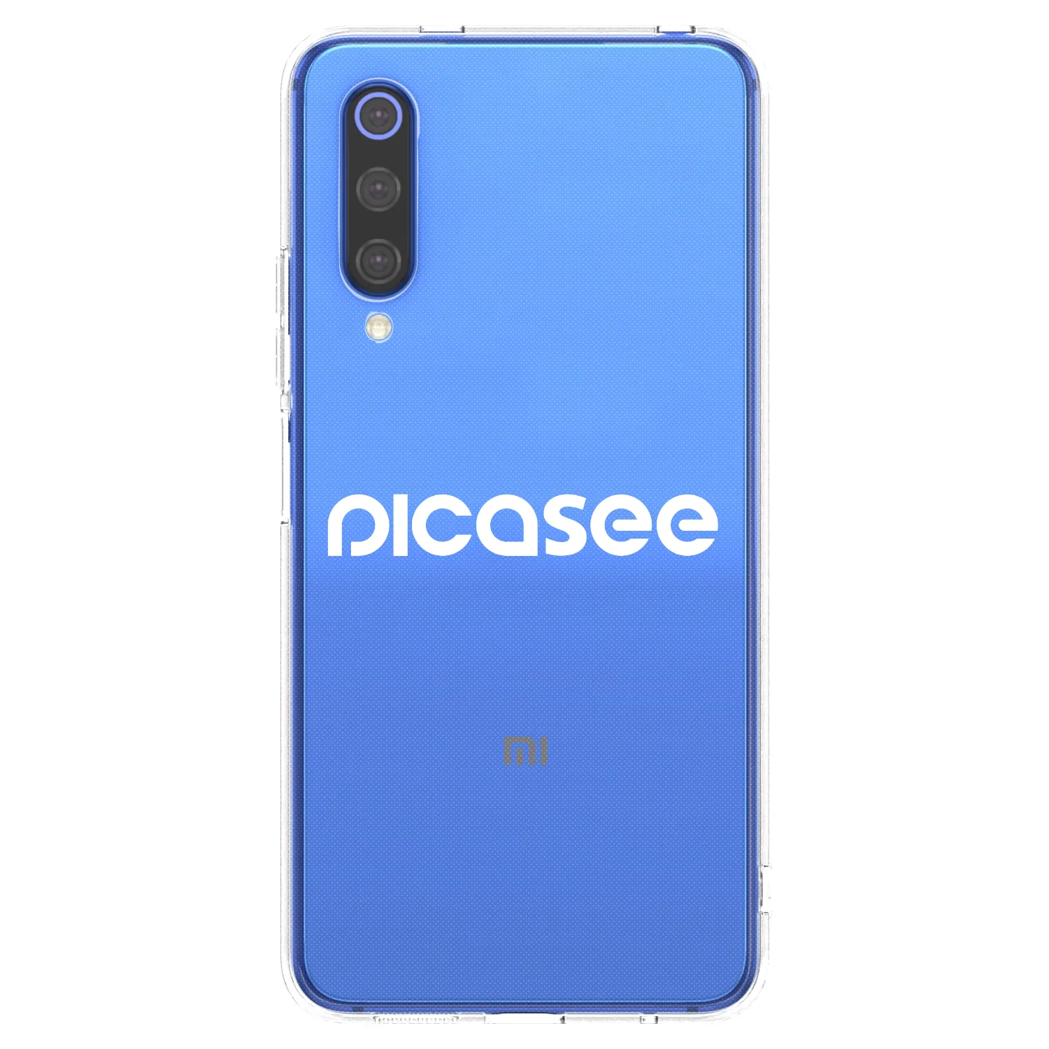 Picasee Xiaomi Mi 9 SE Hülle - Transparentes Silikon - Picasee - new logo - white