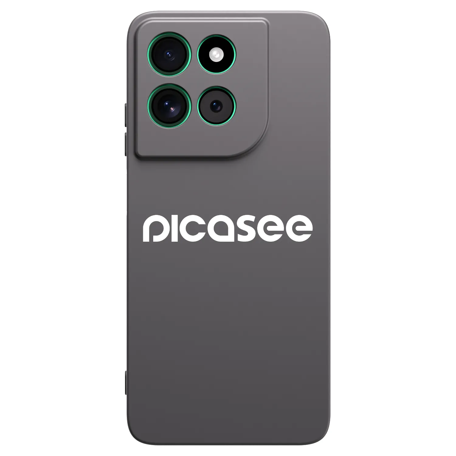 Picasee Motorola Moto G57 Power Hülle - Schwarzes Silikon - Picasee - new logo - white