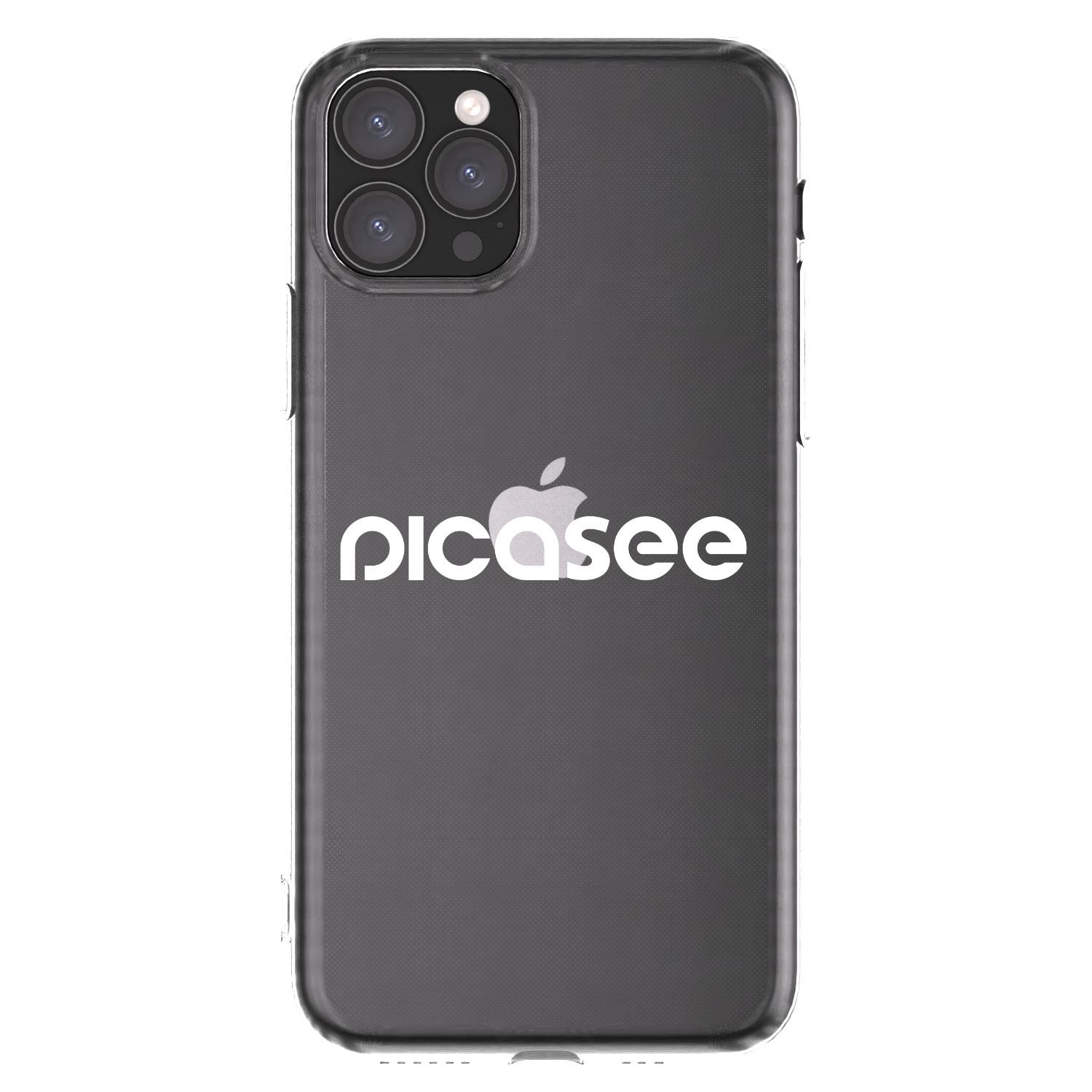 Picasee Apple iPhone 11 Pro Hülle - Transparentes Silikon - Picasee - new logo - white