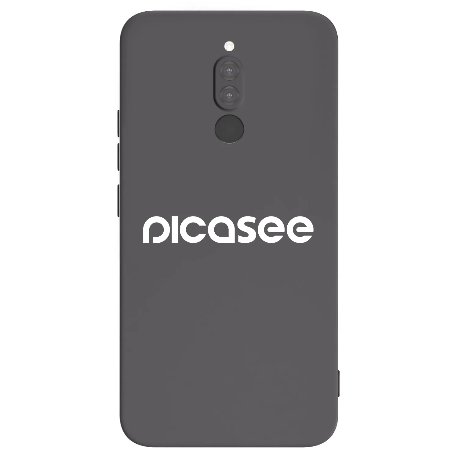 Picasee Xiaomi Redmi 8 Hülle - Schwarzes Silikon - Picasee - new logo - white