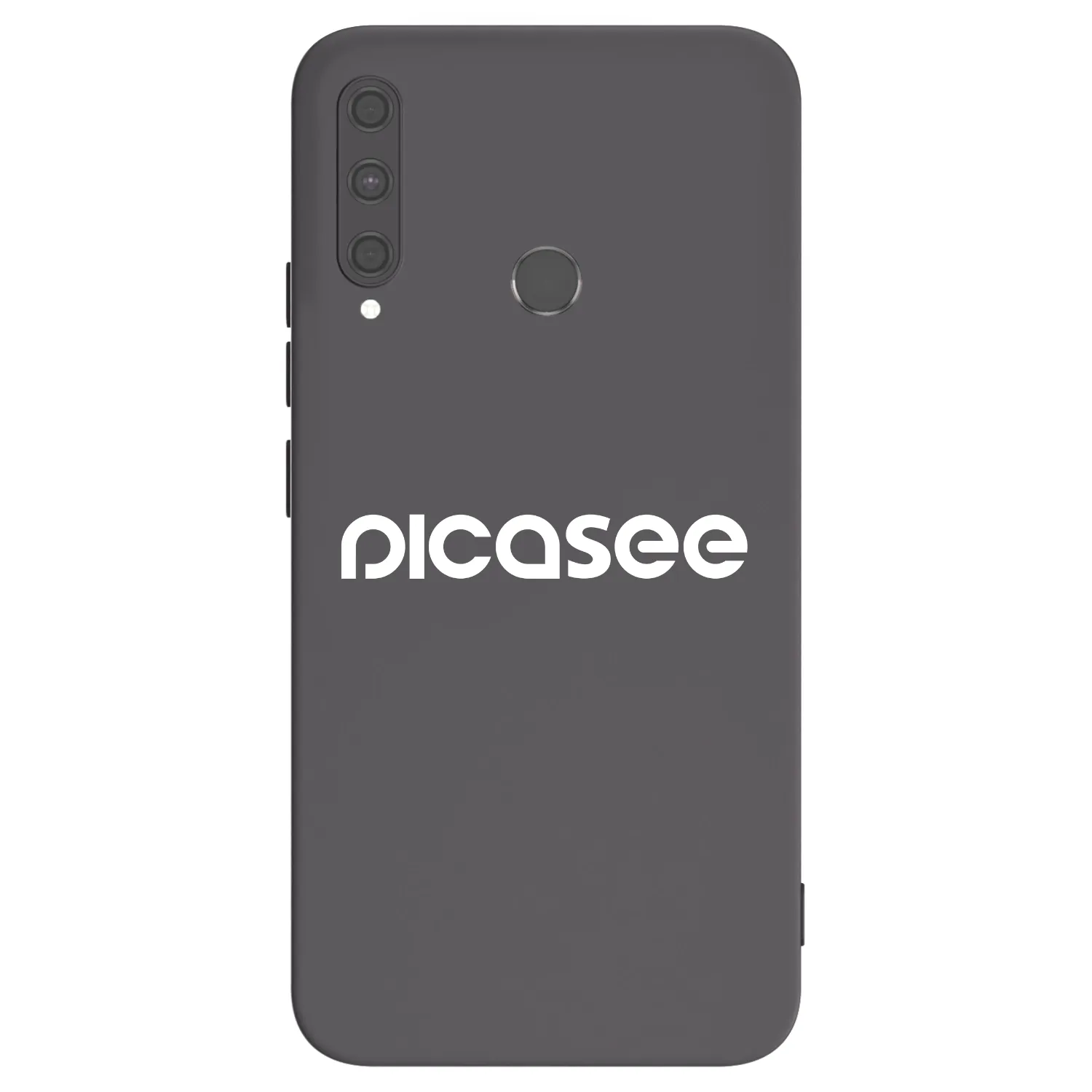 Picasee Huawei P40 Lite E Hülle - Schwarzes Silikon - Picasee - new logo - white