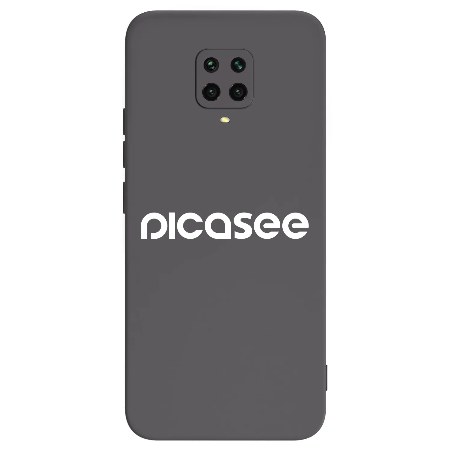 Picasee Xiaomi Redmi Note 9 Pro Hülle - Schwarzes Silikon - Picasee - new logo - white