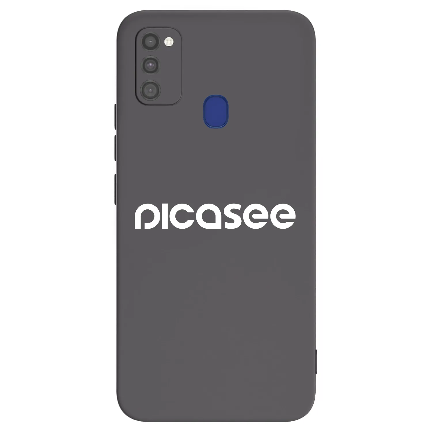 Picasee Samsung Galaxy M21 M215F Hülle - Schwarzes Silikon - Picasee - new logo - white