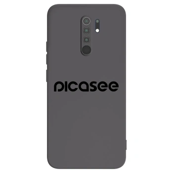 Picasee Xiaomi Redmi 9 Hülle - Schwarzes Silikon - Picasee - new logo - black