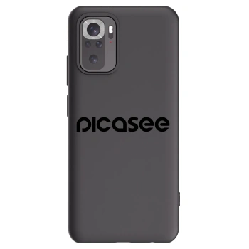 Picasee Xiaomi Redmi Note 10S Hülle - Schwarzes Silikon - Picasee - new logo - black