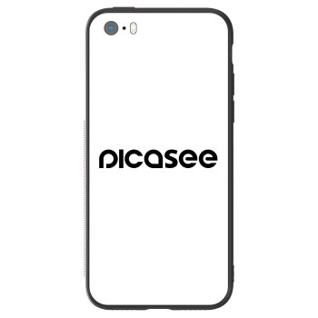 Hülle für Apple iPhone 5/5S/SE - Picasee - new logo - black