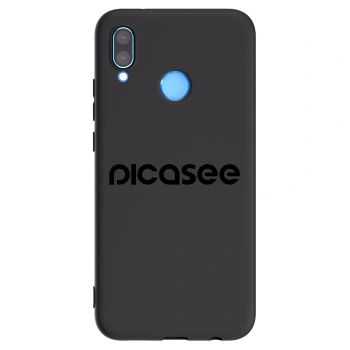 Picasee Huawei P20 Lite Hülle - Schwarzes Silikon - Picasee - new logo - black
