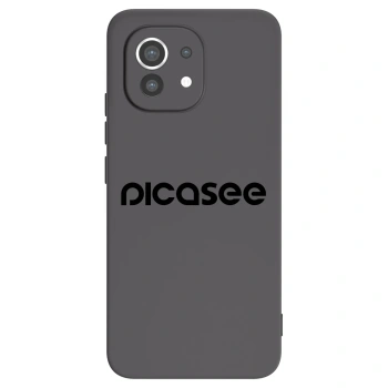 Picasee Xiaomi Mi 11 Hülle - Schwarzes Silikon - Picasee - new logo - black