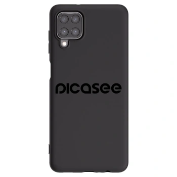 Picasee Samsung Galaxy M12 M127F Hülle - Schwarzes Silikon - Picasee - new logo - black