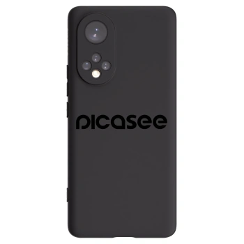 Picasee Huawei Nova 9 Hülle - Schwarzes Silikon - Picasee - new logo - black