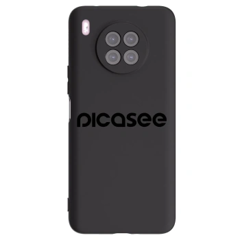 Picasee Huawei Nova 8i Hülle - Schwarzes Silikon - Picasee - new logo - black
