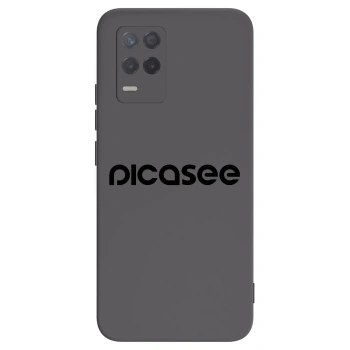 Picasee Realme 8 5G Hülle - Schwarzes Silikon - Picasee - new logo - black