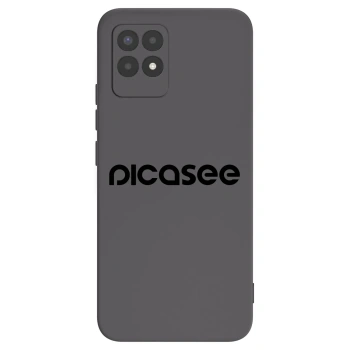 Picasee Realme 8i Hülle - Schwarzes Silikon - Picasee - new logo - black