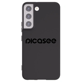 Picasee Samsung Galaxy S22 5G Hülle - Schwarzes Silikon - Picasee - new logo - black