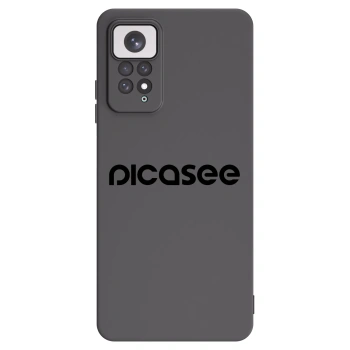 Picasee Xiaomi Redmi Note 11 Hülle - Schwarzes Silikon - Picasee - new logo - black