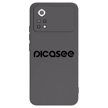 Picasee Xiaomi Poco X4 Pro 5G Hülle - Schwarzes Silikon - Picasee - new logo - black