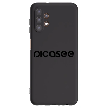 Picasee Samsung Galaxy A13 4G A135 Hülle - Schwarzes Silikon - Picasee - new logo - black