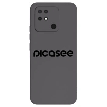 Picasee Xiaomi Redmi 10C Hülle - Schwarzes Silikon - Picasee - new logo - black