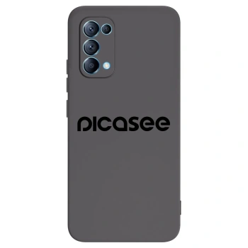 Picasee OPPO Reno 5 5G Hülle - Schwarzes Silikon - Picasee - new logo - black