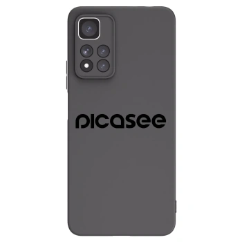 Picasee Xiaomi Redmi Note 11 Pro+ 5G Hülle - Schwarzes Silikon - Picasee - new logo - black