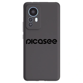 Picasee Xiaomi 12T Hülle - Schwarzes Silikon - Picasee - new logo - black