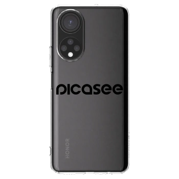 Picasee Honor X7 Hülle - Transparentes Silikon - Picasee - new logo - black
