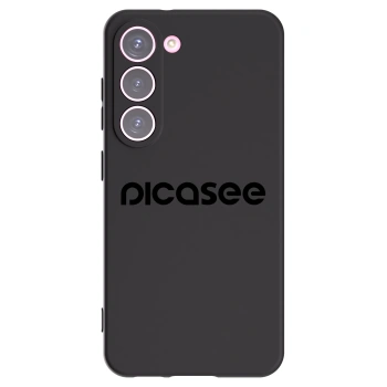 Picasee Samsung Galaxy S23 5G Hülle - Schwarzes Silikon - Picasee - new logo - black