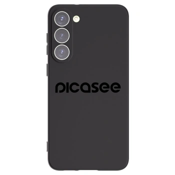 Picasee Samsung Galaxy S23+ 5G Hülle - Schwarzes Silikon - Picasee - new logo - black
